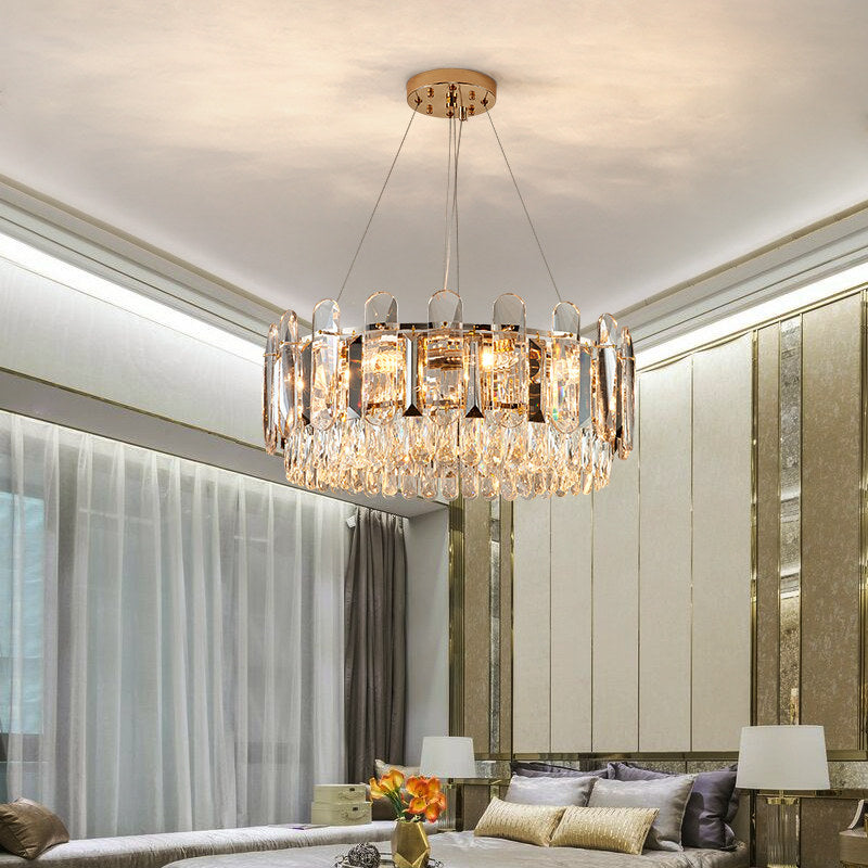 Large Crystal Chandelier