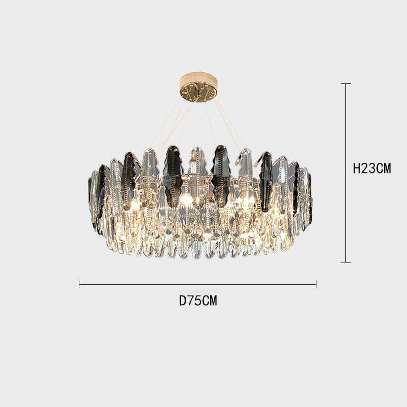 Modern Living Room Gold Deluxe Chandelier