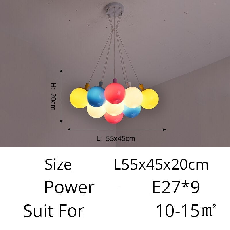 Nordic Acrylic  Decoration  Modern Balloon Chandelier