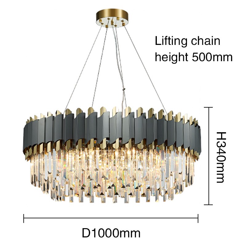 New Modern Crystal Luxury Pendant Chandelier