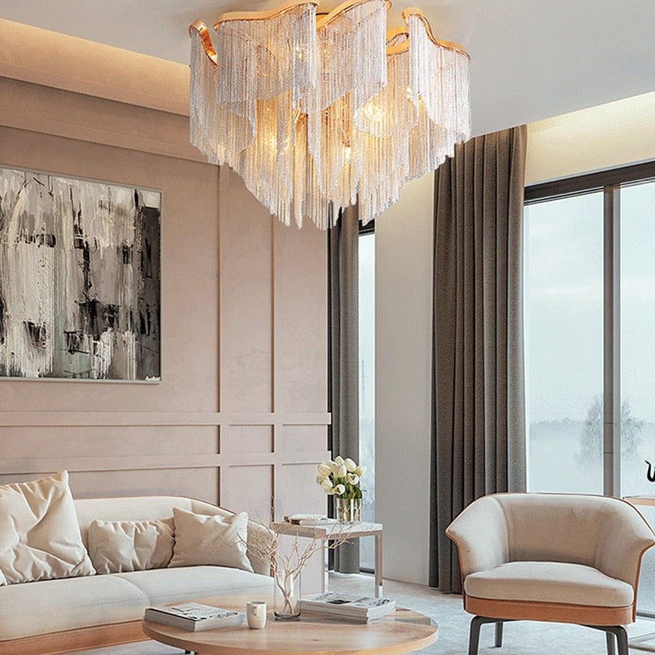 Modern Tassel Ceiling Chandelier