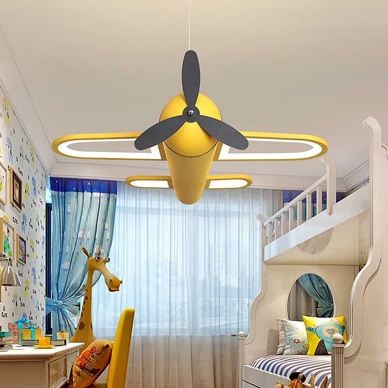 Modern Led Chandelier Airplane Lamp For Home Children Room