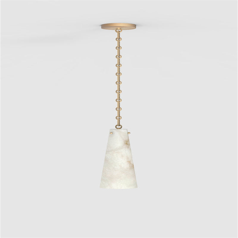 Contemporary Unique Alabaster Pendant Light