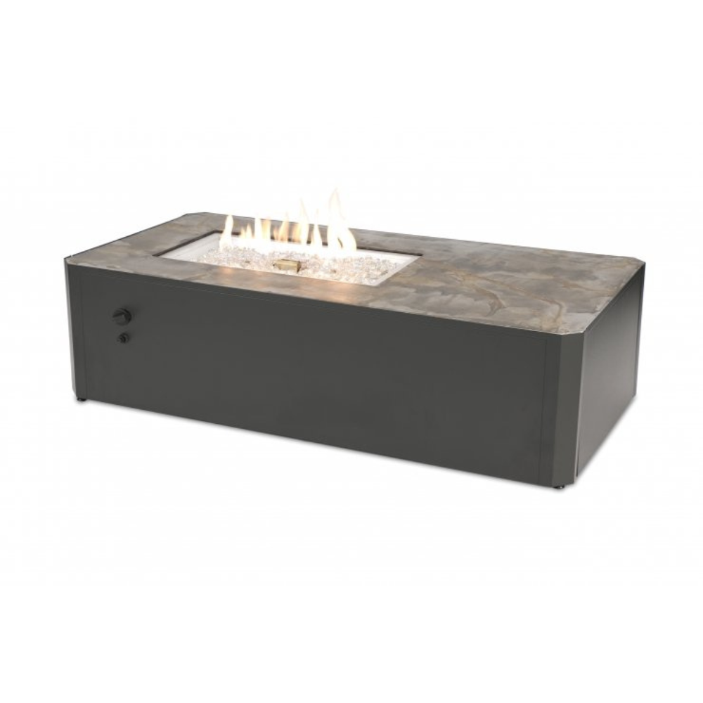 The Outdoor Greatroom Company Kinney Rectangular Gas Fire Pit Table (KN-1224)