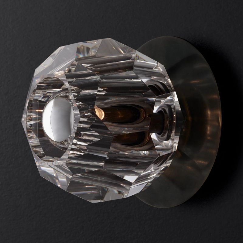 Bille De Crystal Ball Petite Wall Sconce