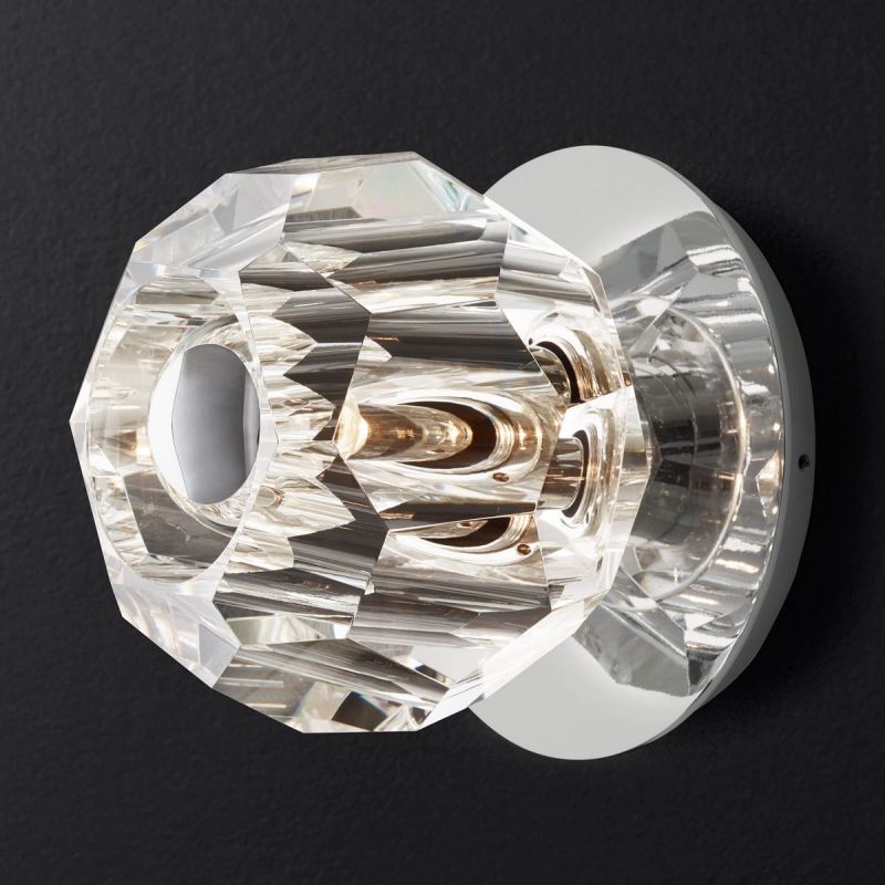 Bille De Crystal Ball Petite Wall Sconce