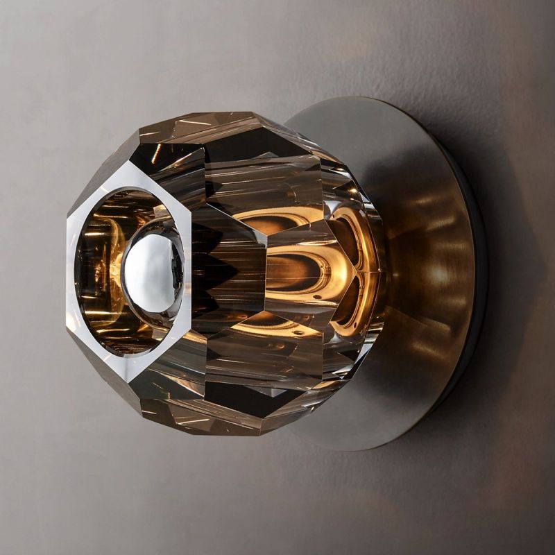 Bille De Crystal Ball Petite Wall Sconce