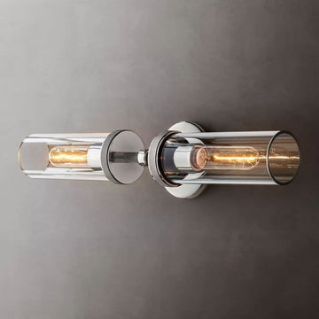 Lambe Knurled Linear Wall Sconce