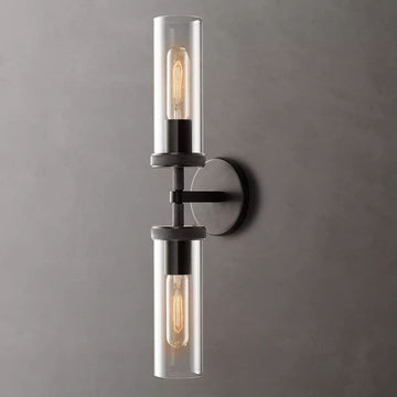 Lambe Knurled Linear Wall Sconce