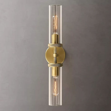 Lambe Knurled Linear Wall Sconce