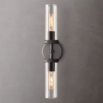 Lambe Knurled Linear Wall Sconce