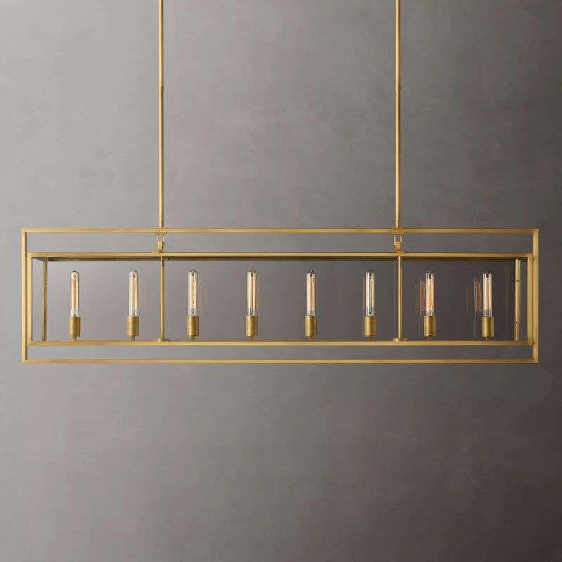 Baker Vintage Rectangle Chandelier 72"