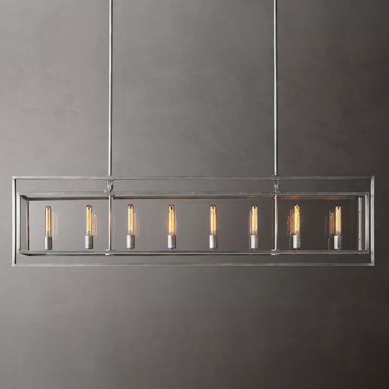 Baker Vintage Rectangle Chandelier 72"
