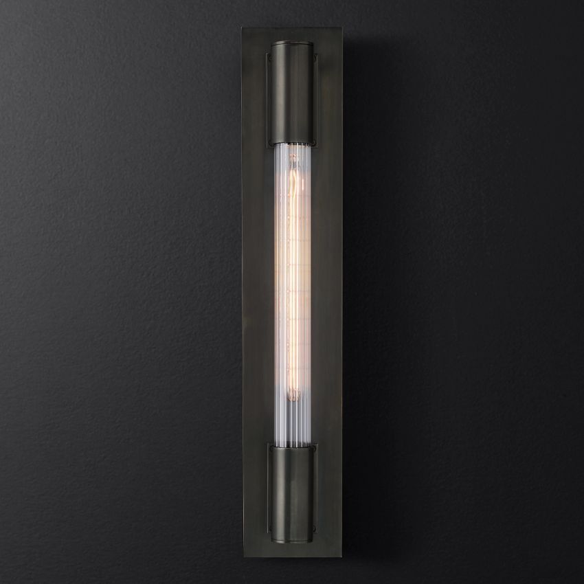 Candlestick Wall Lights for Bedroom, Modern Bedside Sconce 23"H