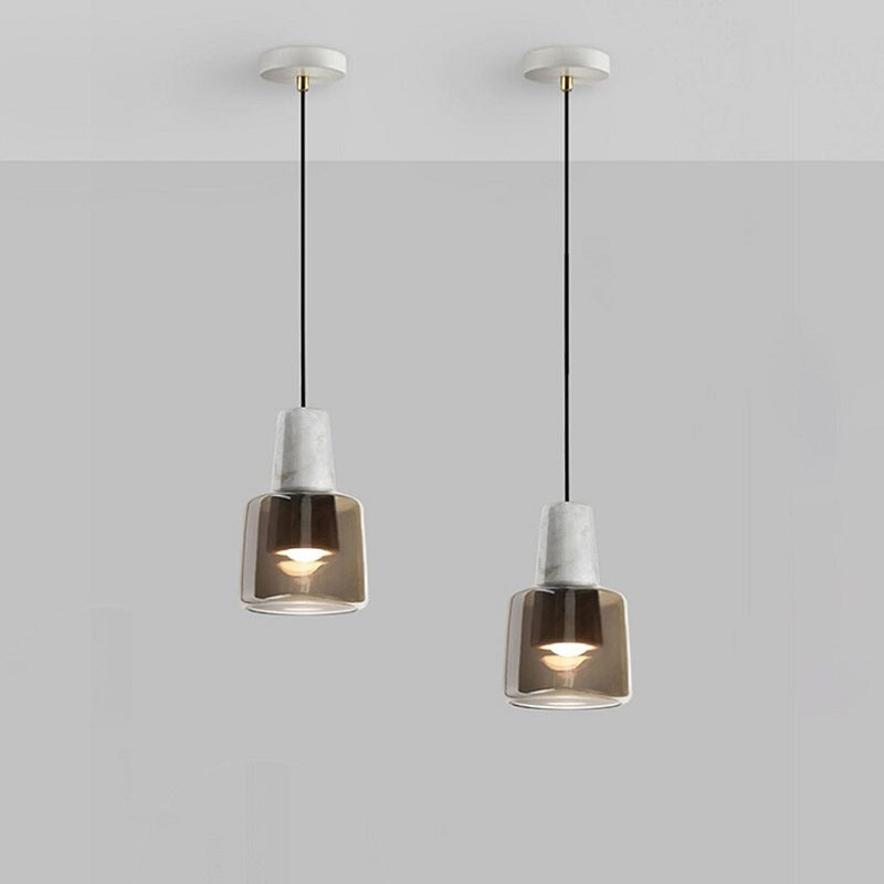 Mette – Nordic Marble Glass Pendant Light Modern