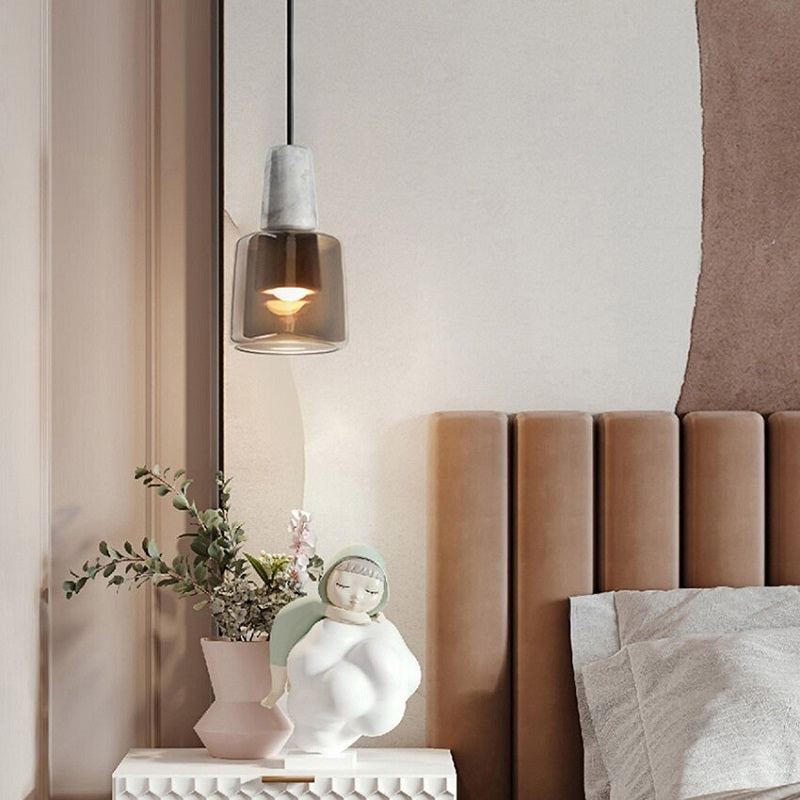 Mette – Nordic Marble Glass Pendant Light Modern