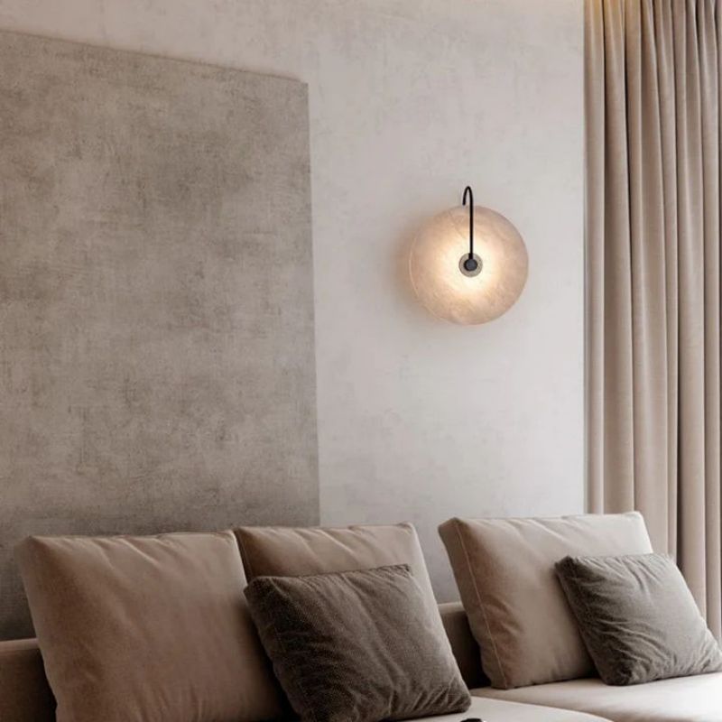 Labster Modern Disc Wall Sconce