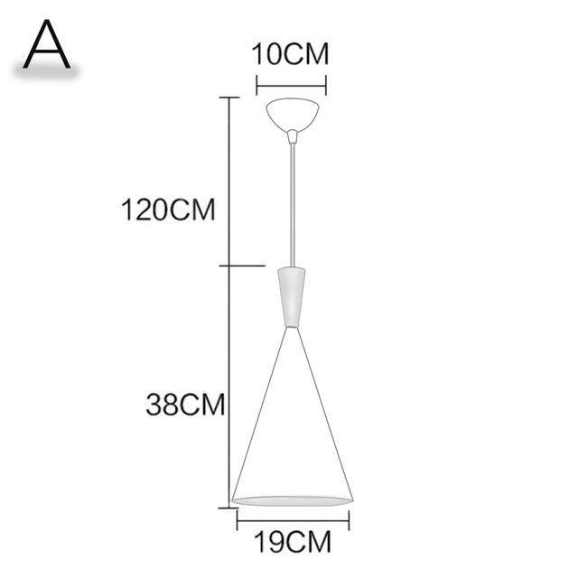 Creative Multicolor Wood Hanging Lamp