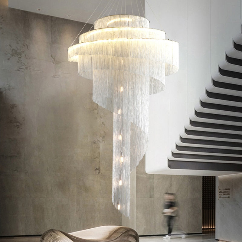 Luxury Tassel Chain Chandelier