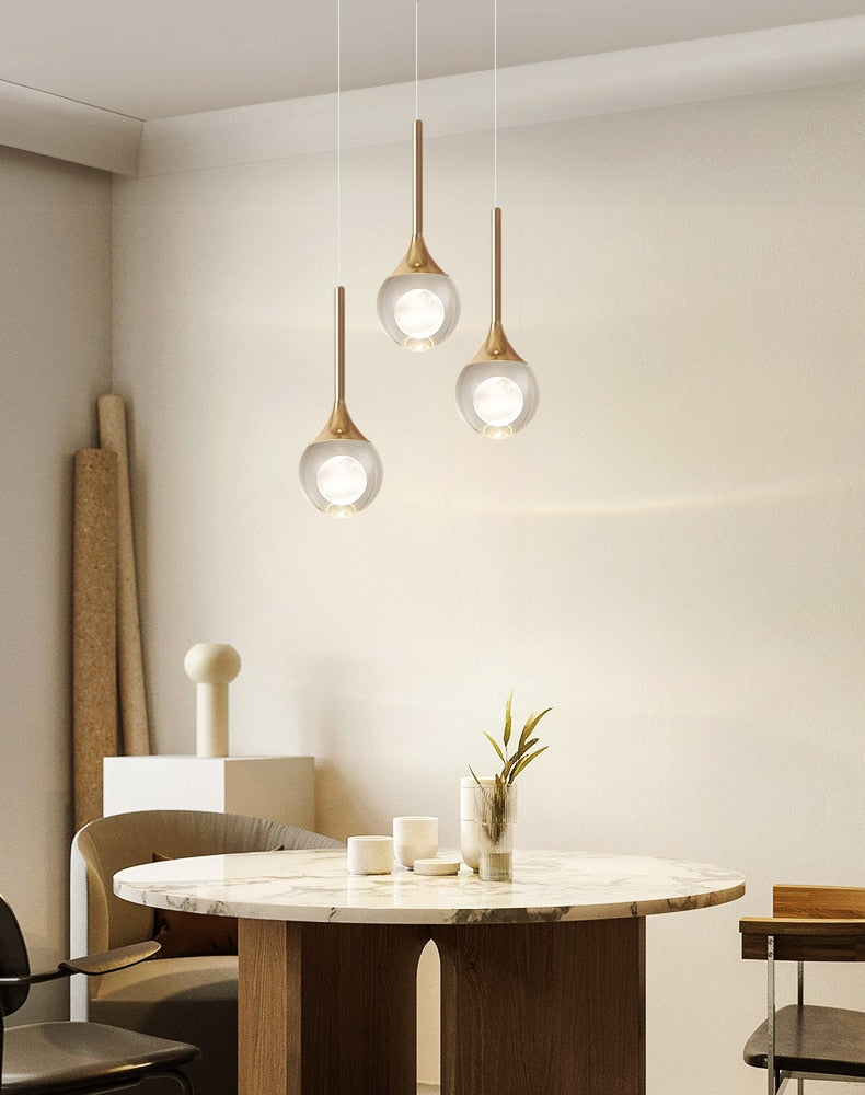 Moon Shape Pendant Light