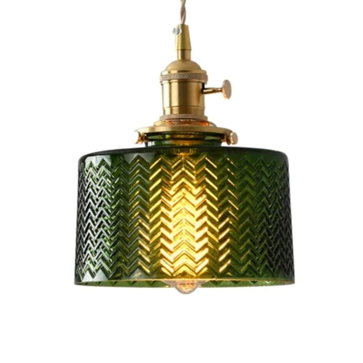 Scandinavian Green Glass Pendant Lights