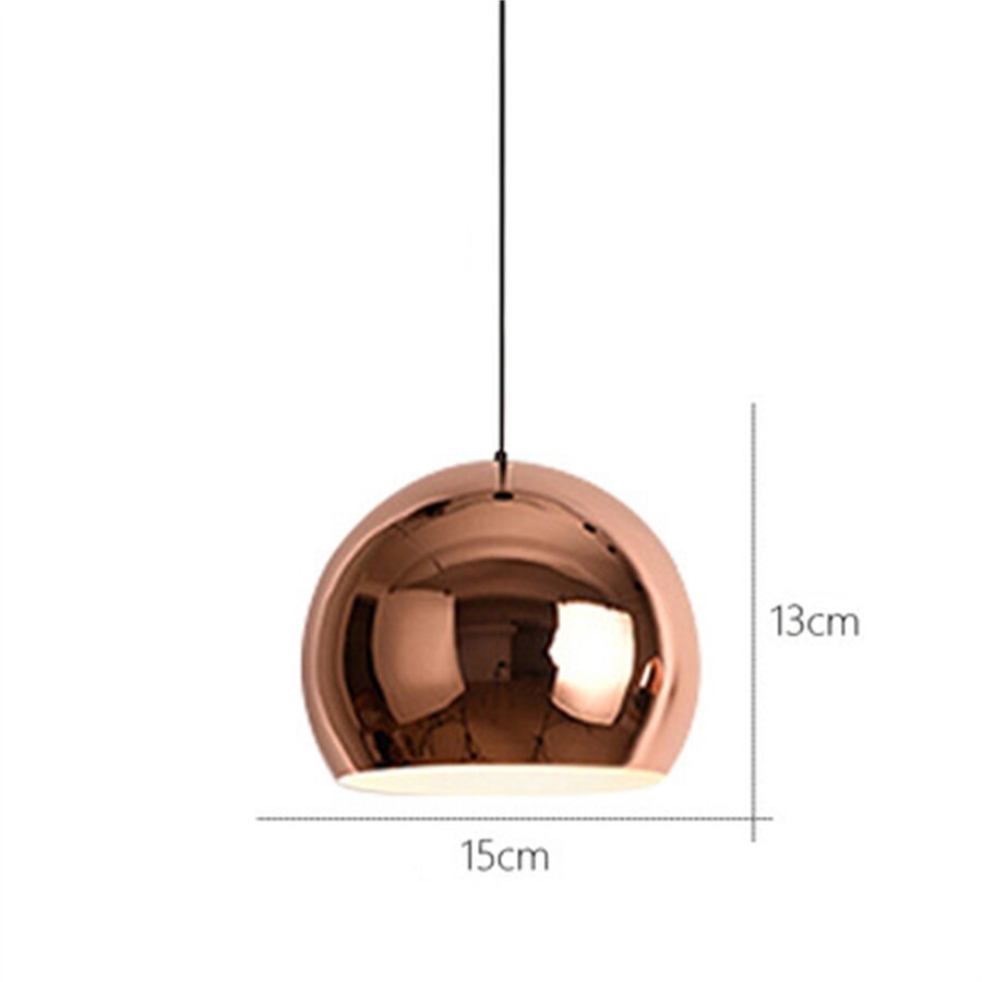 Luxury Rose Gold Pendant Light