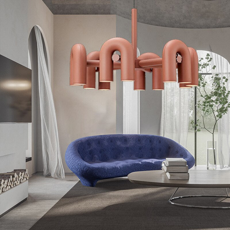 Nordic Creative Macaron U Shape Chandeliers