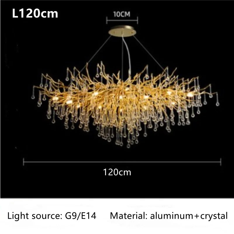 Unique Luxury Crystal Ceiling Chandelier