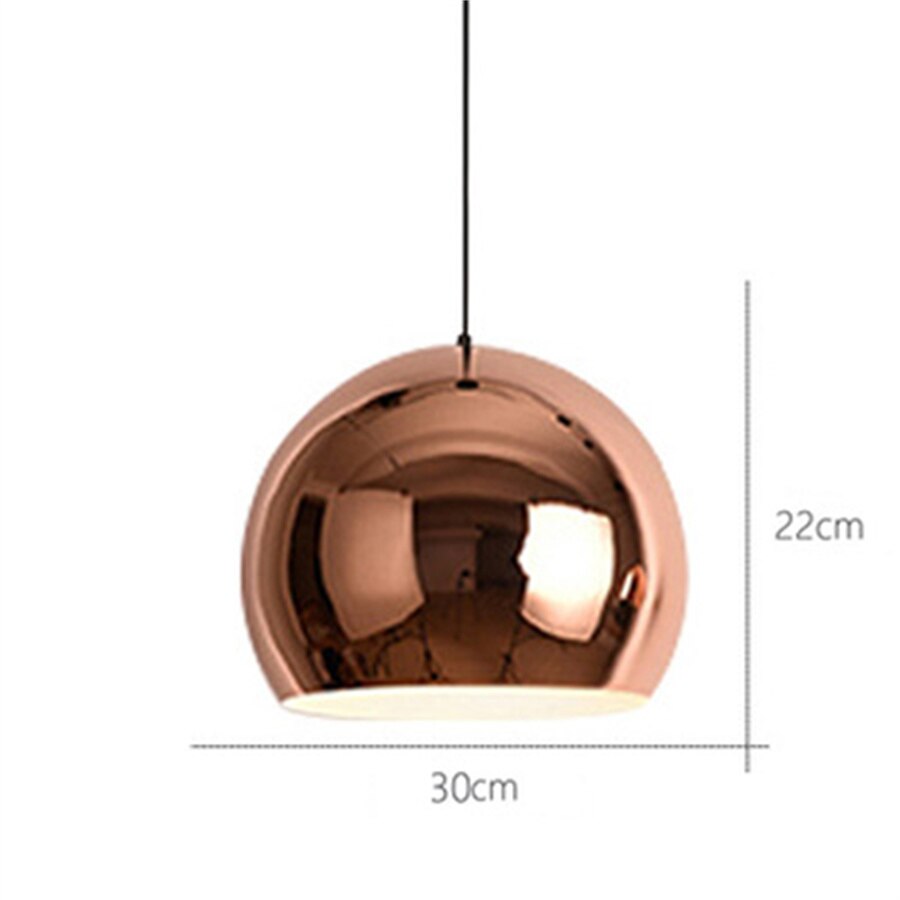 Luxury Rose Gold Pendant Light