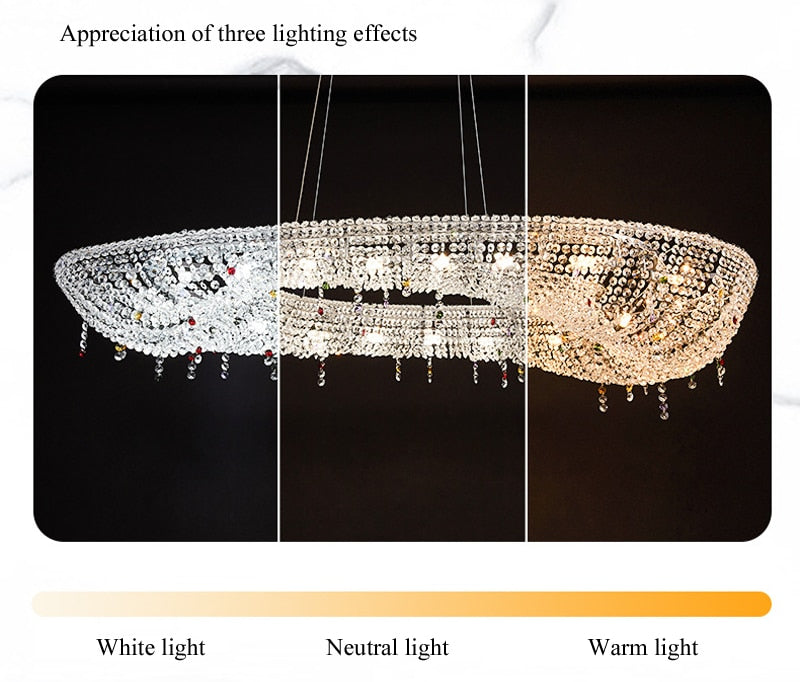 Luxury Villa LED Crystal Chandelier