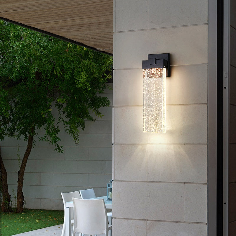 Outdoor Crystal Wall Lamp