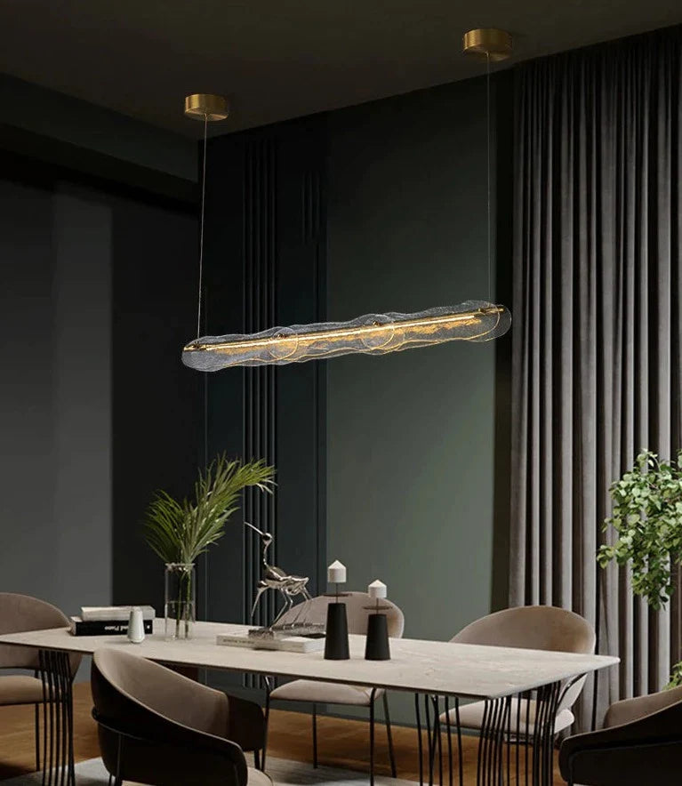 Modern Luxury Creative Long Strip Chandelier