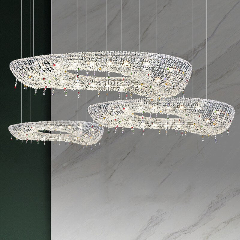 Luxury Villa LED Crystal Chandelier