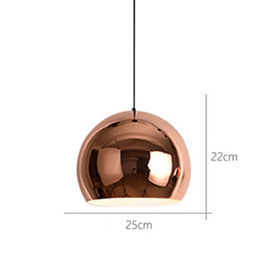 Luxury Rose Gold Pendant Light