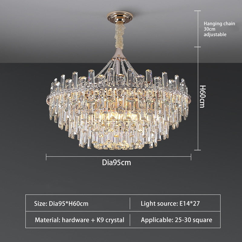 New Modern Light Crystal Chandelier