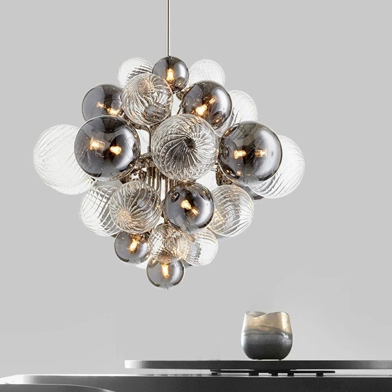 Nordic Creative Glass Metal Pendant Lights