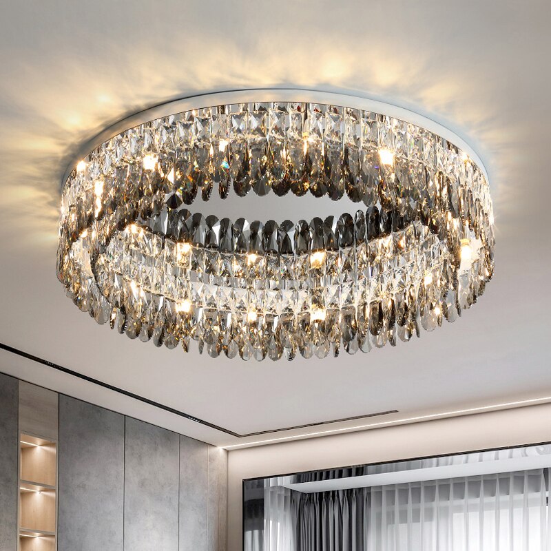 High-End Round Ceiling Chandelier