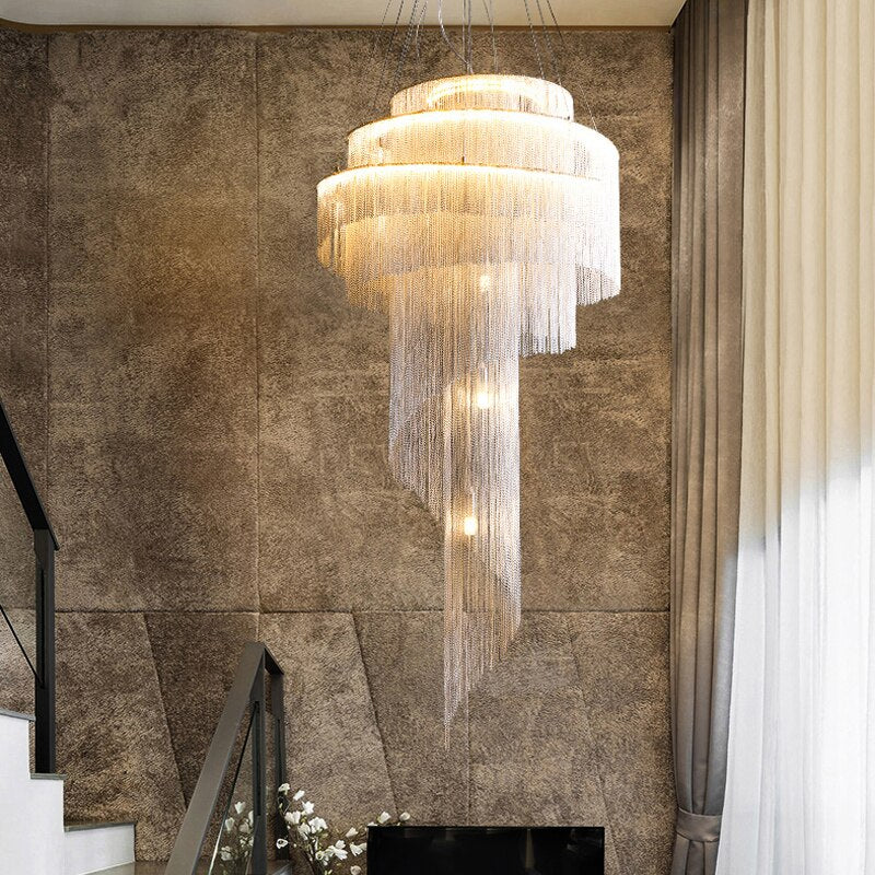 Luxury Tassel Chain Chandelier