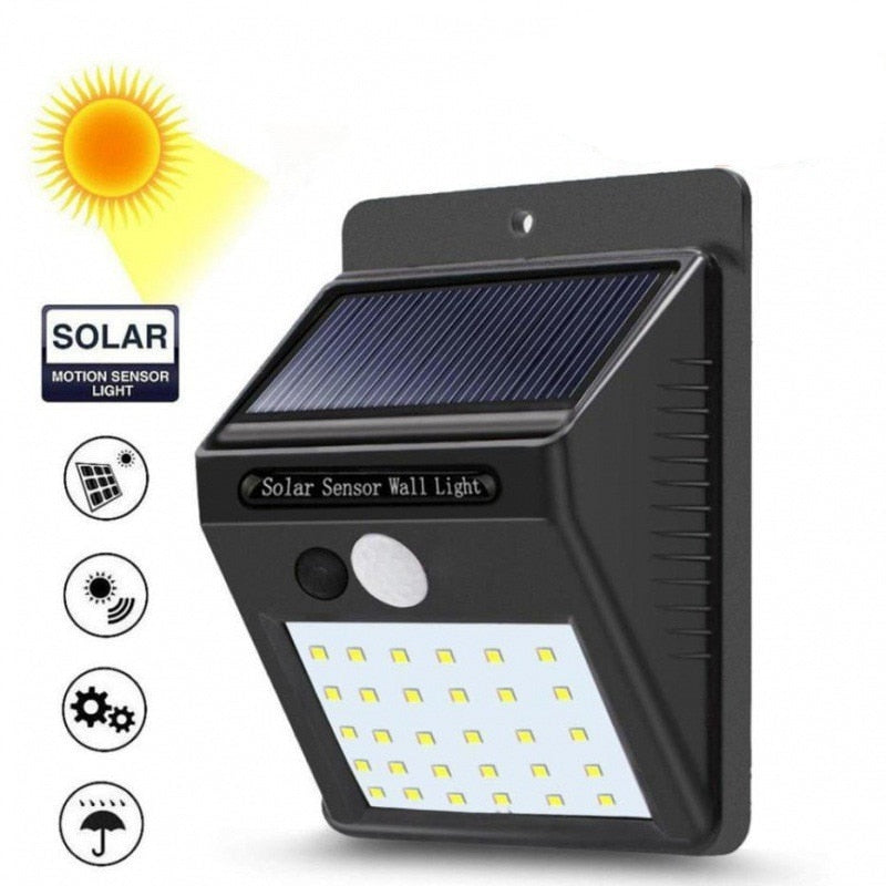 Solar Led Light Outdoor Lamp PIR Motion Sensor