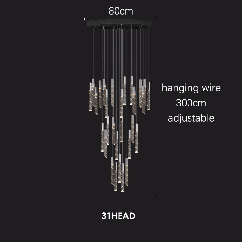 Modern Loft LED Chandelier