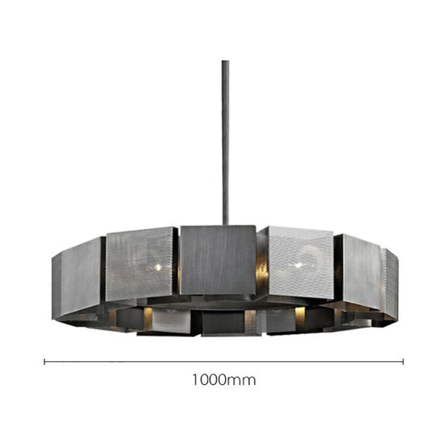 Industrial Style Black Metal Chandeliers