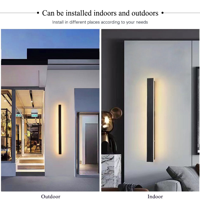 Modern Waterproof LED Outdoor Wall Lamp