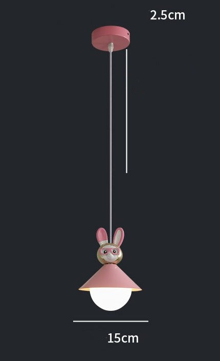 Nordic Kids Room Toys Figurine Pendant Lights