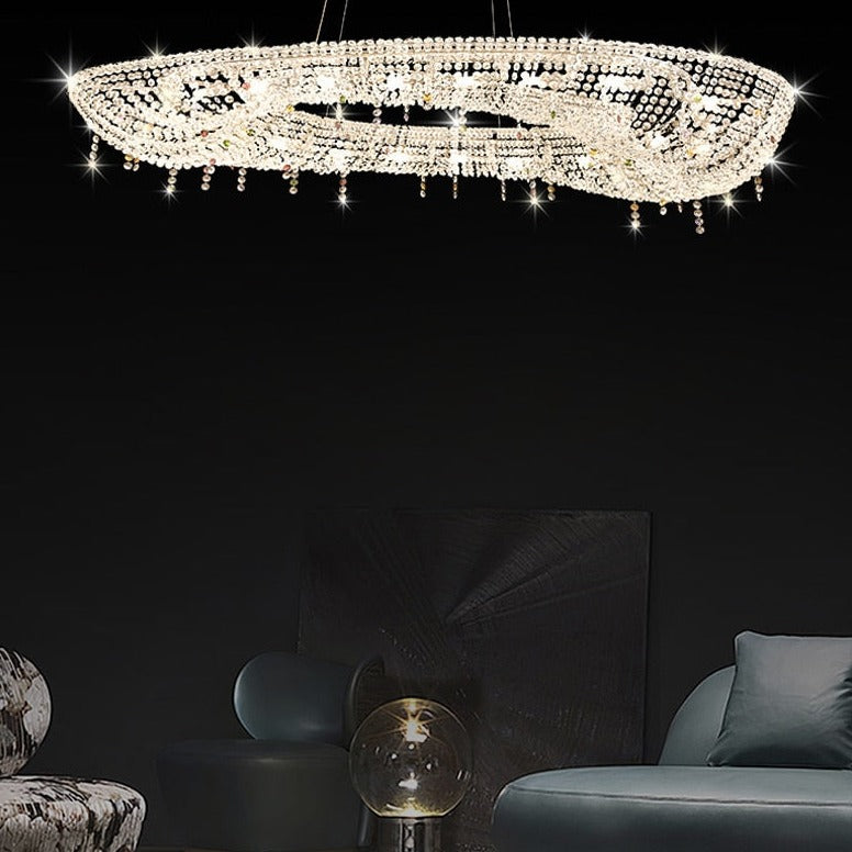 Luxury Villa LED Crystal Chandelier