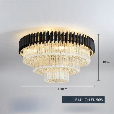 Round Crystal Designer Ceiling Chandelier