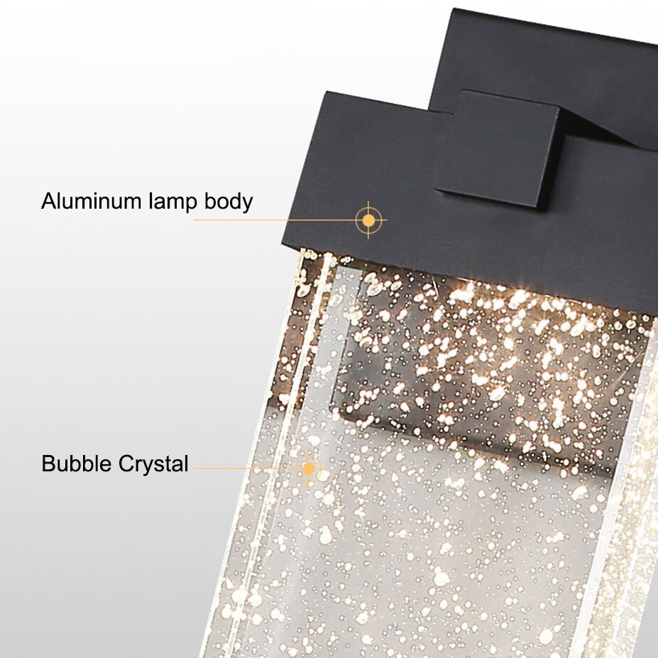 Outdoor Crystal Wall Lamp