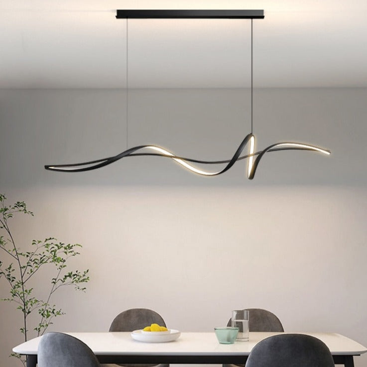 Ribbon Shape Design LED Chandelier