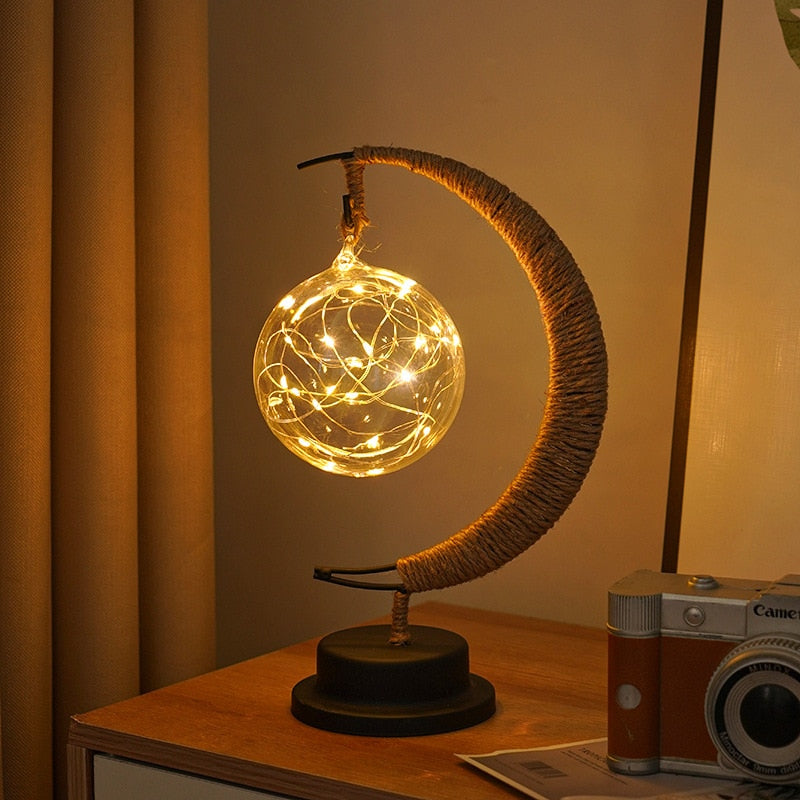 Half-Moon Shaped Light Fixture