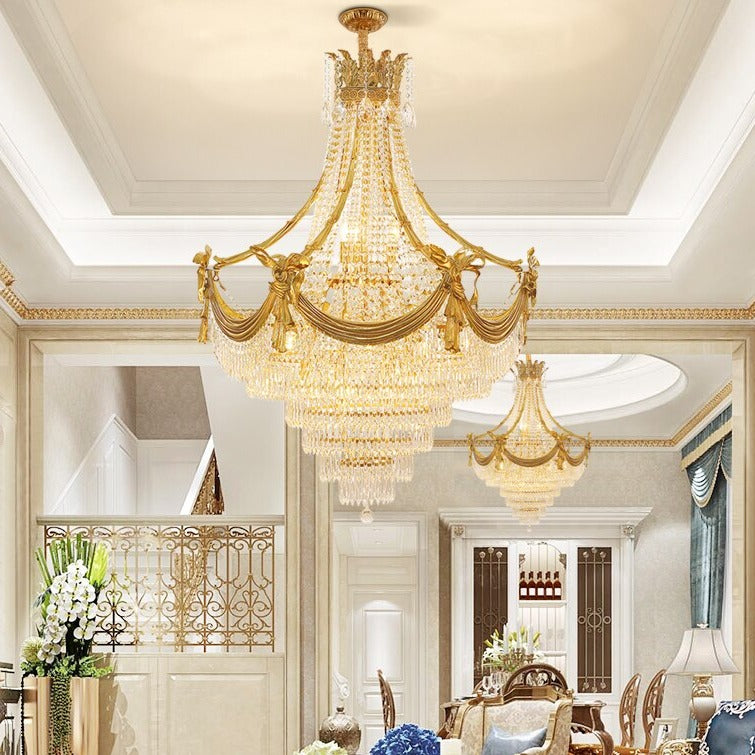 Crown Shape Crystal Chandelier