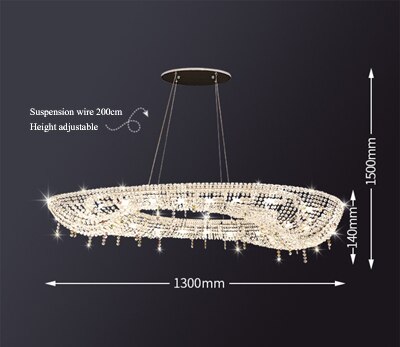 Luxury Villa LED Crystal Chandelier